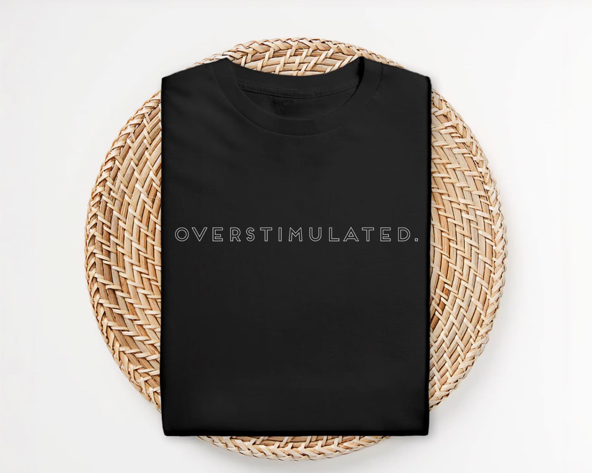 Overstimulated Shirt for Mom, Mom funny shirt, Teacher Mom shirt, Anxiety Tee, Mental Health Shirt, Mom Life tshirt, Gen Z Shirt,